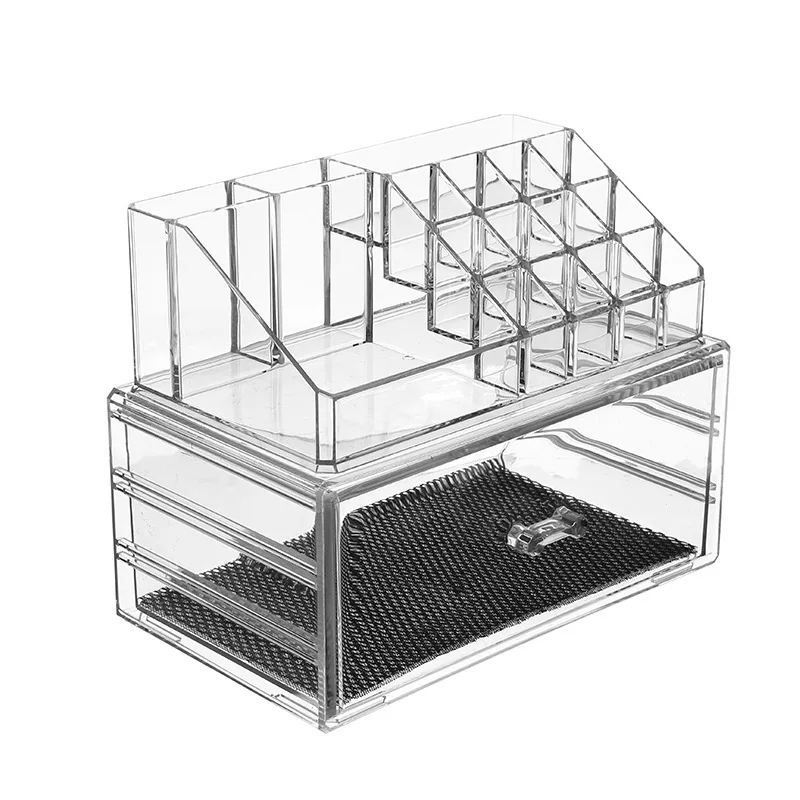 Прозрачный акриловый многослойный ящик для косметики коробка для хранения настольные украшения коробка для хранения LU10291656