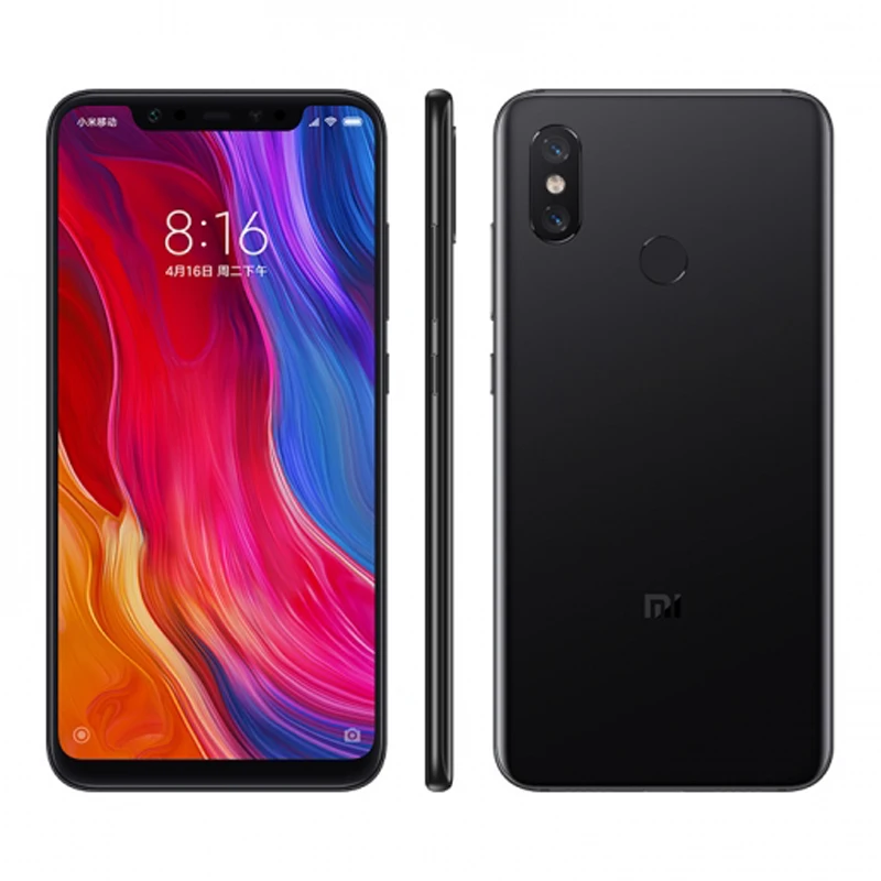 Глобальная версия Xiaomi mi 8 6 Гб 64 Snapdragon 845 Octa Core 21 дюйма разрешение Full Экран с