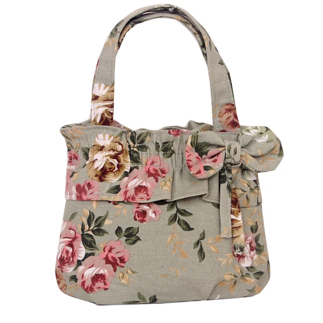 2017 Fashion Casual Women's Floral Print Design Handbags Shoulder Bags