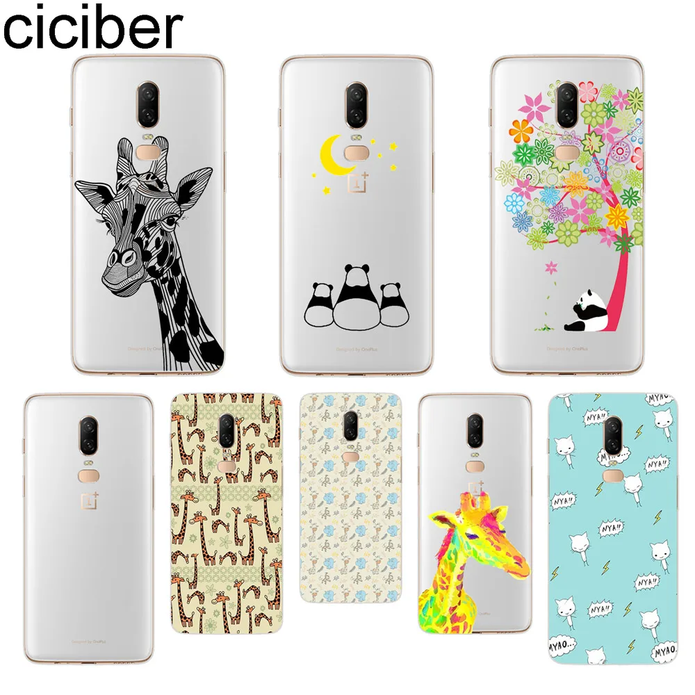 ciciber Giraffe Panda Phone Case For font b Oneplus b font font b 7 b font