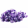 Purple Artificial Cubic Zirconia stone 6MM Round Clear Crystal Exquisite Designing Gems for Women's Jewelry Art Rhinestone 10pcs ► Photo 1/5