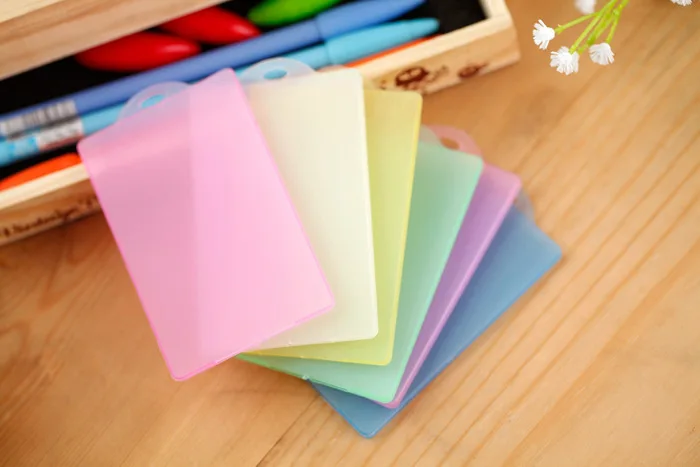 

Protective Waterproof And Scratch Solid PVC IC Card Sets Bus Sets Of ID Holder Card Bank Credit Storage Card Sets
