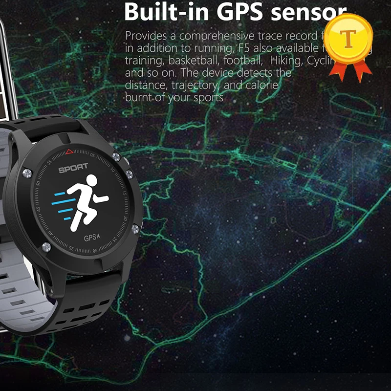 

New high quality outdoor GPS sports watch altitude pressure temperature Climbing Swimming Riding smartwatch smartband bracelet