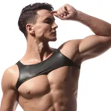 Мужская короткая жилетка с жилетом и жилетом. Шоу Бар Ночной танец Частный заказ