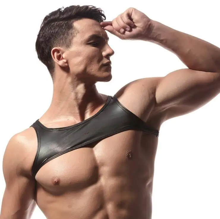 

Men's short vest vest with vest and vest. Show bar night dance The private ordering