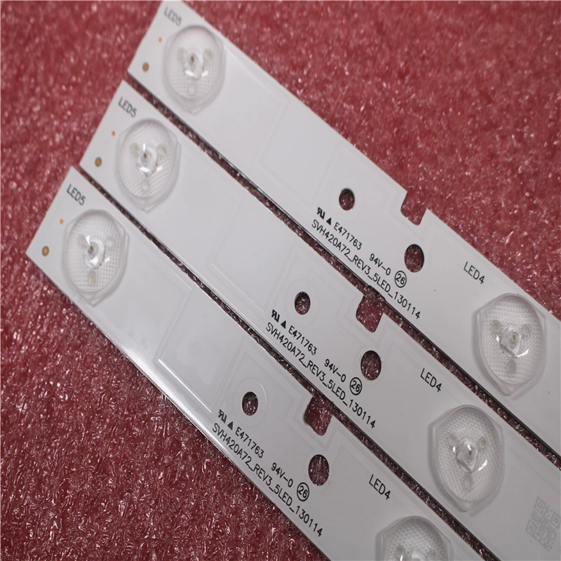 

9pcs x 42inch TV Backlight LED strips for LED42K20JD LED42EC260JD SVH420A72 42K30JD LED42EC290N SVH420A72-REV3