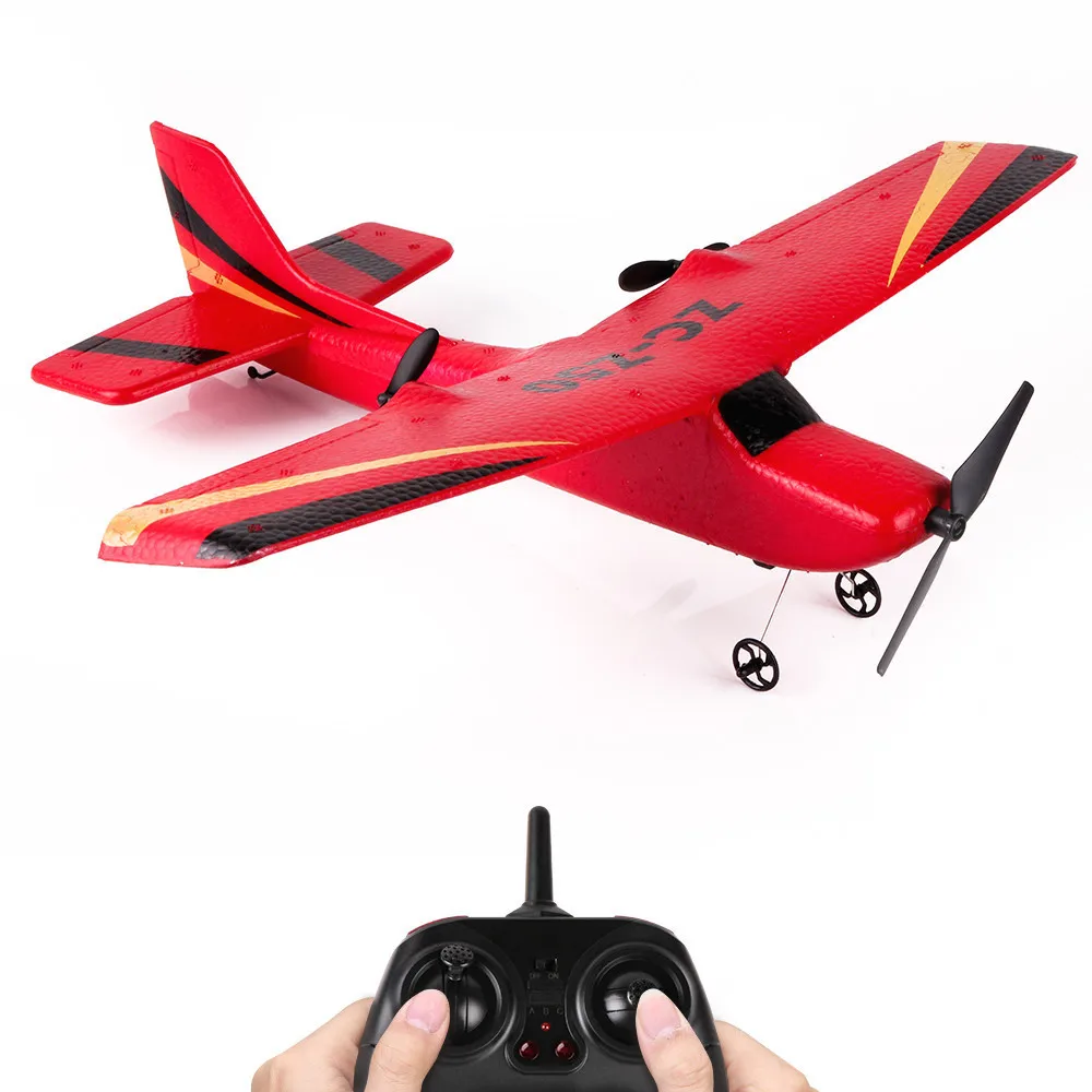 2019 ZLRC Z50 Gyro RTF Remote Control airplanes Glider 350mm Wingspan EPP Micro Indoor RC Airplane funny boys airplanes