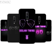 Dolan Twins Silicone Case for Oneplus 7 7Pro 5T 6 6T Black Soft Case for Oneplus 7 7 Pro TPU Phone Cover