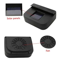 10 W Portable Car exhaust fan Purify air Auto Air Vent Cooling Fan solar Powered Car Window Windshield Auto Accessories Styling