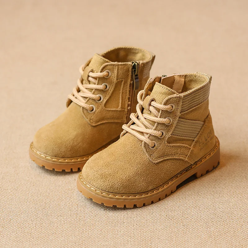 Baby Boys Boots Winter Leather Boots For Boys Rubber Boots Kids Winter