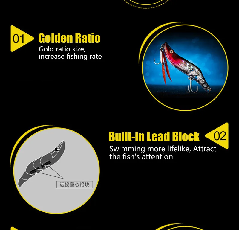 2 шт. искусственная креветка рыболовная приманка 2 тройные Крючки Пластиковые Свинцовые Приманки для рыбы 3D реалистичные жесткие приманки для басов Длинные литья 15 г 8 см