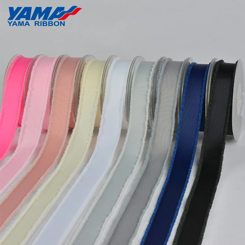 YAMA-그로스그레인 프린지 리본, 꽃 장식, 웨딩 공예, DIY 선물, 16mm, 25mm, 38mm, 롤당 50 야드