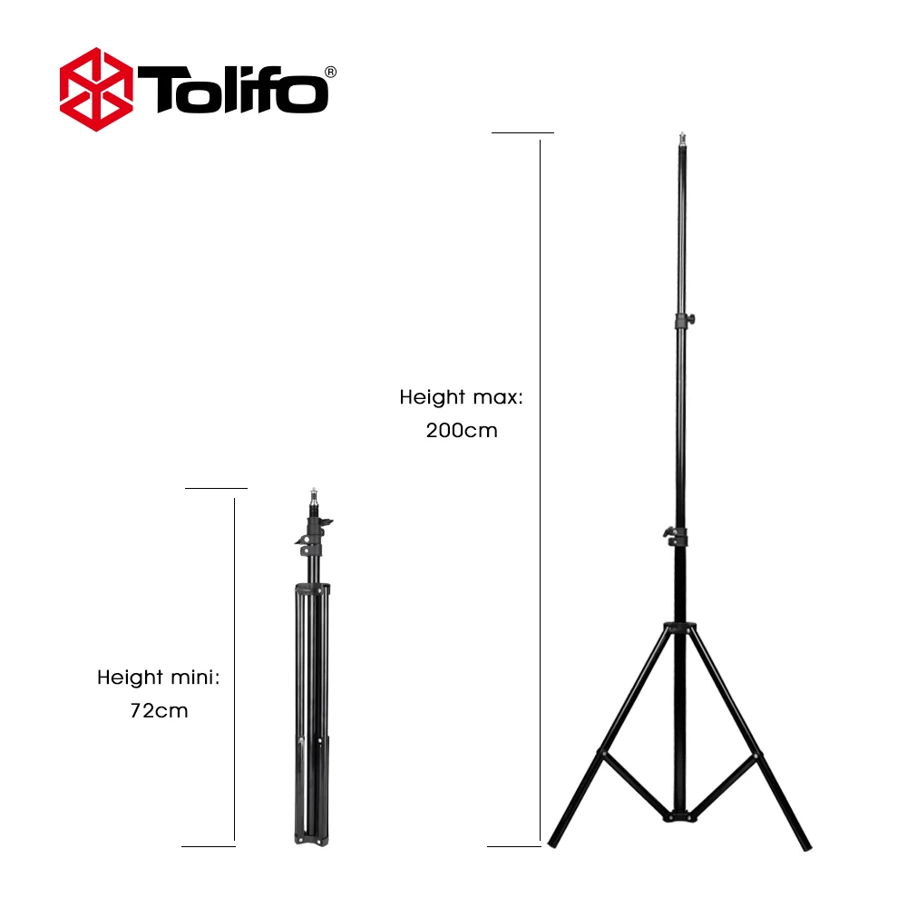 US $211.84 Tolifo Photo Studio Lighting Kit With 3T180B 3Light Stand3Soft Box1Soft Umbrella1Carrying Bag1Honeycomb Cover And So