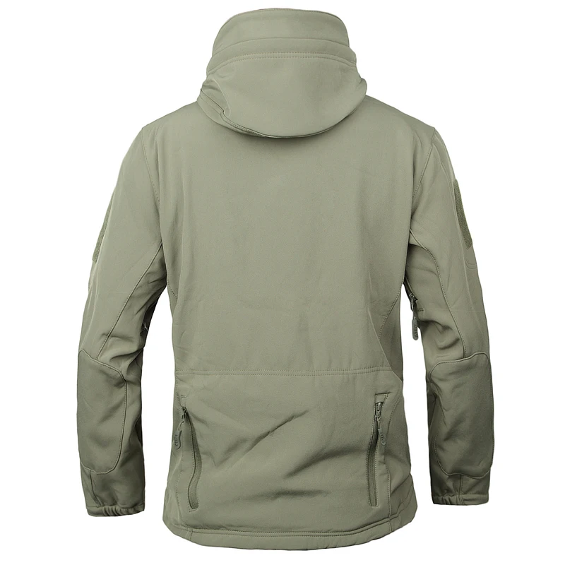  Army Camouflage Coat Military Tactical Jacket Men Soft Shell Waterproof Windproof Jacket Winter Hoo