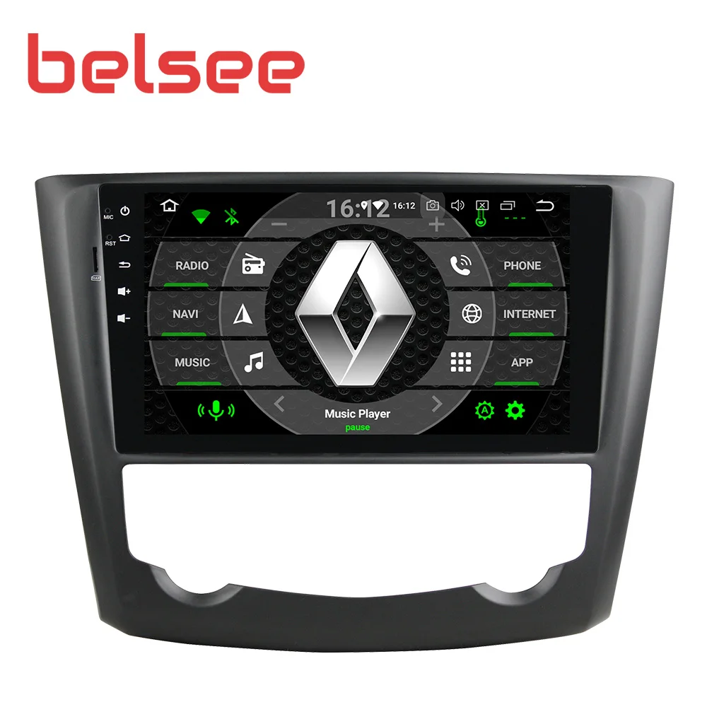 

Belsee Android 9.0 Car Radio 4GB 64GB 8 Core Stereo GPS Navigation Unit Autoradio Sat Navi for Renault Kadjar 2015 2016 2017