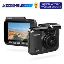 AZDOME GS63H автомобильный тире Cam 4 К HD автокамера 170 градусов широкий угол обзора с gps WiFi g-сенсор петля запись Парковка Мониторинг