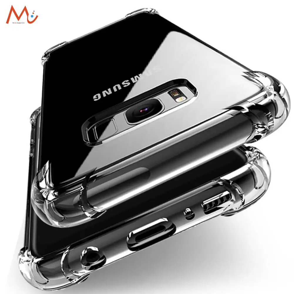 Case For Samsung Galaxy S8 S8 Plus Transparent Clear Soft Silicone TPU Protector Case Cover For