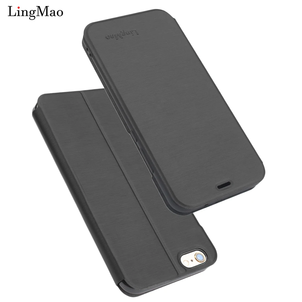 Leather Card Flip Case for iPhone 6 Wallet Credit Slot Holder Back Cover 6S Plus Shockproof Phone Cases coque | Мобильные телефоны