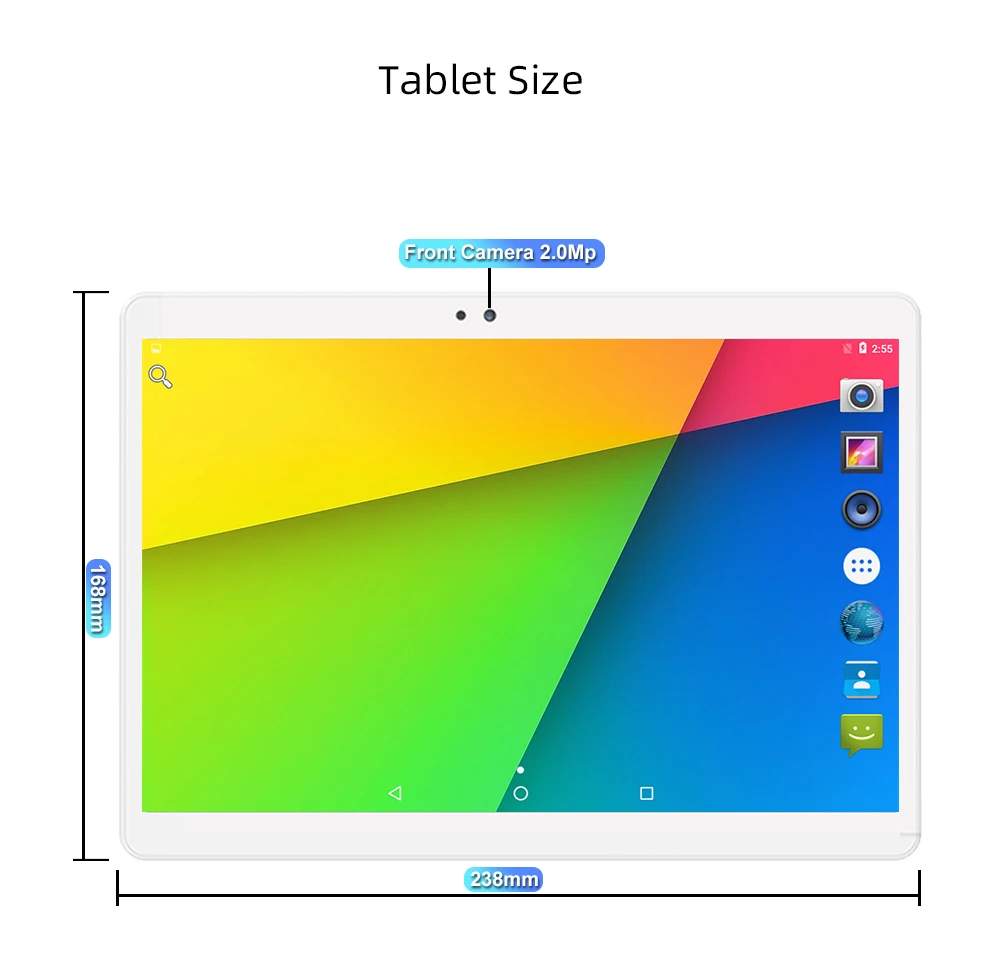 Оригинальный 10,1 дюймовый планшетный ПК Android 8,0 Восьмиядерный ОЗУ 6 Гб ПЗУ 64 ГБ 1280*800 IPS Двойная sim-карта wifi Bluetooth GPS планшет шт 10