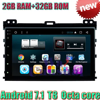 

WANUSUAL 9" Octa Core 32G 2G RAM Android 7.1 Car GPS Navigation For Toyota Prado 2004 2005 2006 2007 2008 2009 With BT WIFI Maps