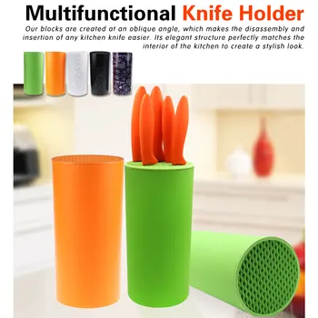 

Knife Knife Stand Sooktops Tube Shelf Chromophous Scissors Holder Multifunctional Plastic Tool Holder