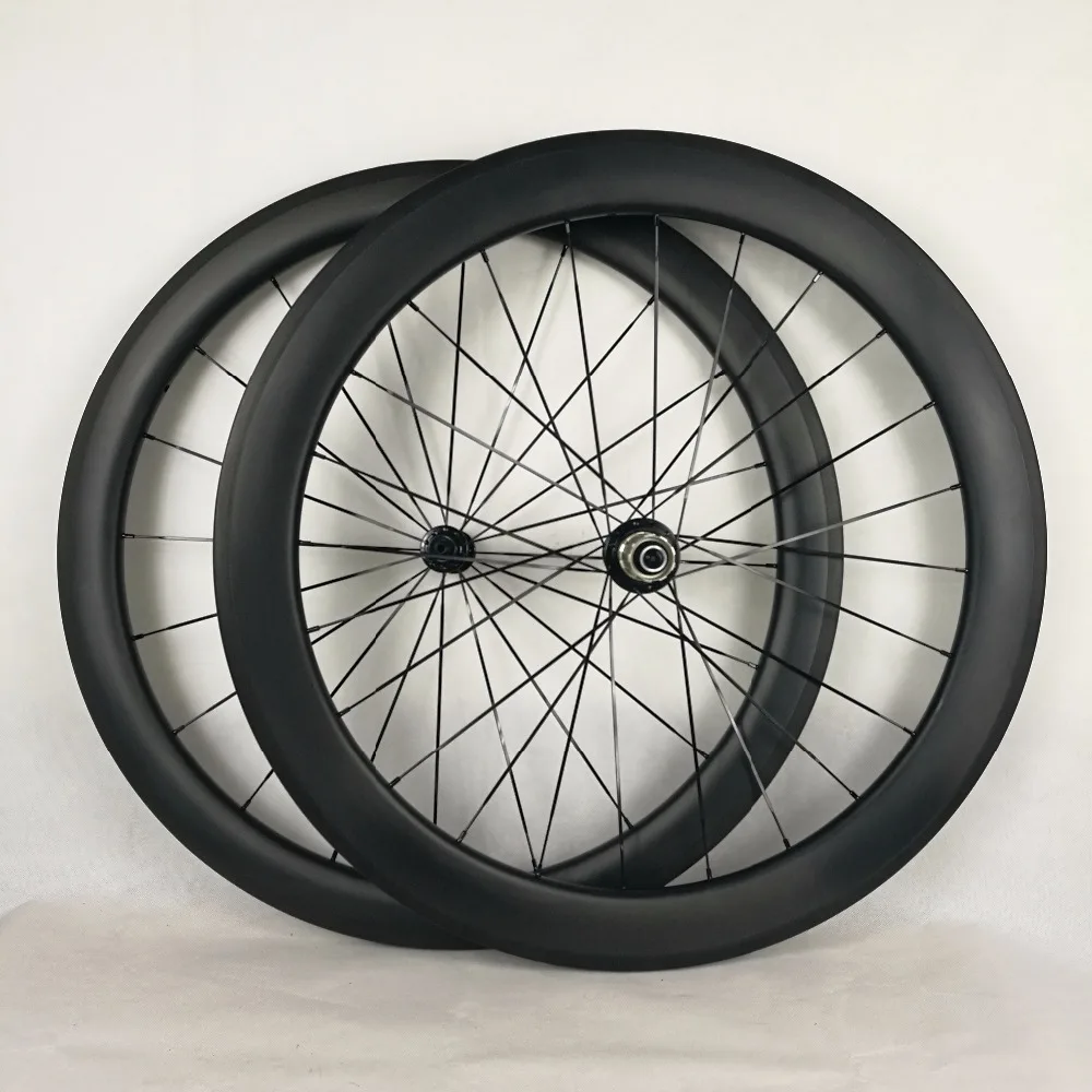 50MM 60 Carbon Wheel Tubular Clincher Wheelset Fatory Promotion 700C