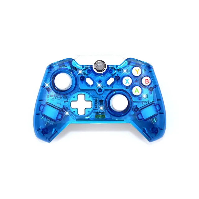 Cheap Wireless Controller Controle For Microsoft Xbox One Controller Joystick For Xbox One PC Windows Gamepad Transparent with LED Cheap Wireless Controller Controle For Microsoft Xbox One Controller Joystick For Xbox One PC Windows Gamepad Transparent with LED