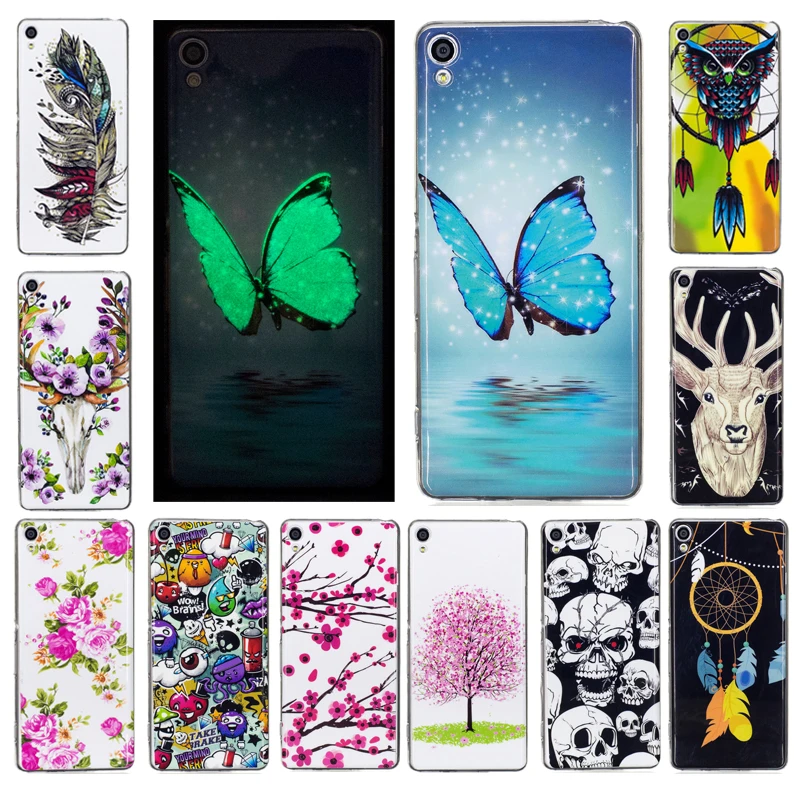 

For Sony XA Dual F3111 F3112 5.0" Case Luminous Animal Anime Soft Silicon TPU Gel Back Cover Case for Sony Xperia XA F3113 F3116