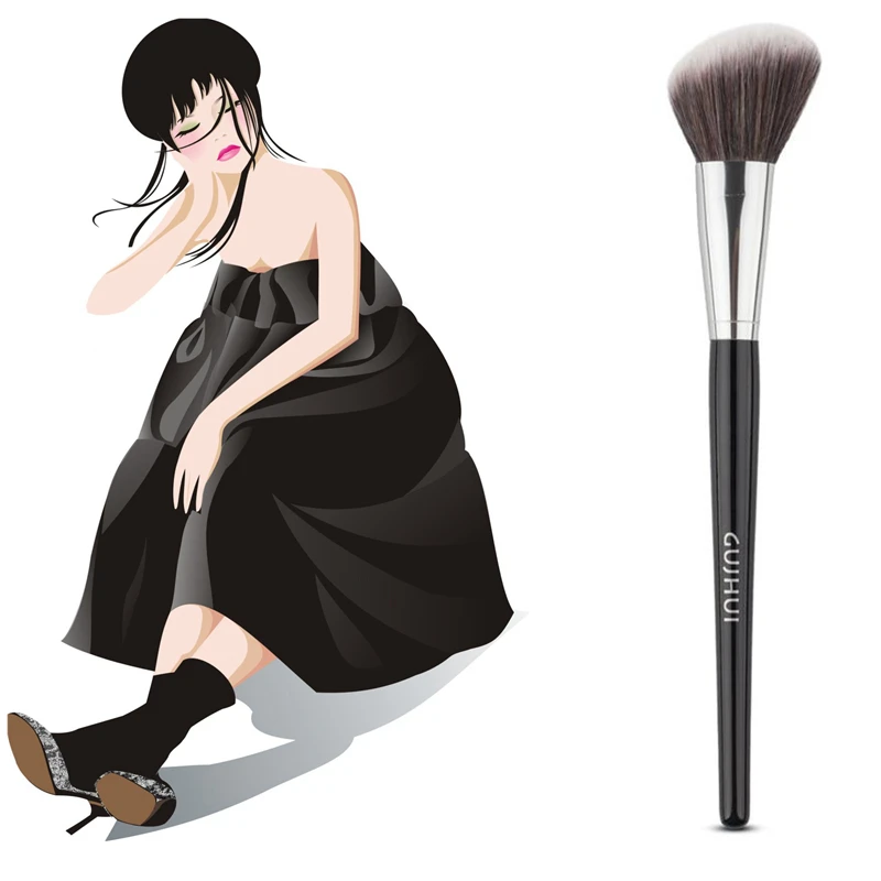

Oblique Head Nylon Makeup Brush Face Cheek Contour Cosmetic Powder Foundation Blush Brush Angled Make up Tool cosmetic brushes