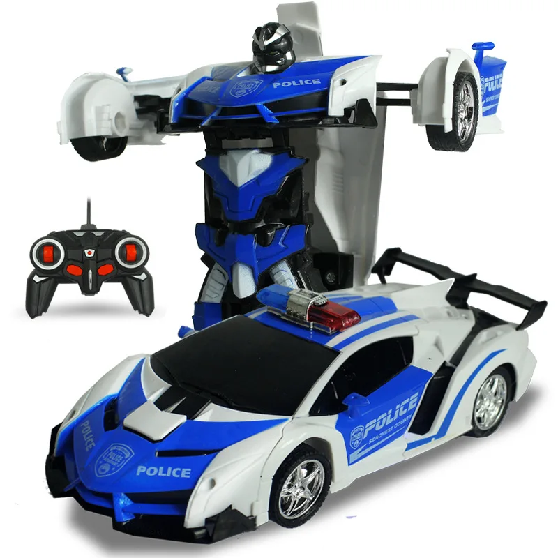 

1:18 4CH Deformation RC Car Transformation Robots Models Remote Control Cars Toys for Children Kids Boy