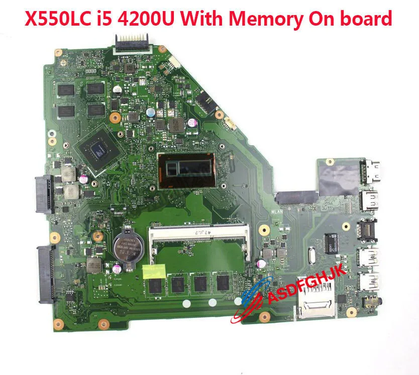 Материнская плата для ASUS X550LC с Φ 4GB RAM REV 2 0 GT 720M материнская 100% TESED OK | Компьютеры и