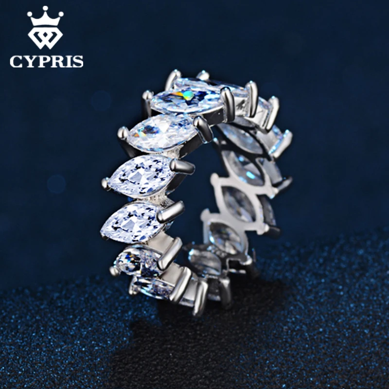 

2018 NEW ARRIVAL RING marquise Stone Silver durable Plated white Gold exquisite Ring luxury women lady gift cz imitation Popular