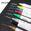 1 Uds plumas de grafiti pintura marcador coche Scrub Reparación de pintura pluma pintura colorido impermeable marcador permanente de pintura ► Foto 3/5