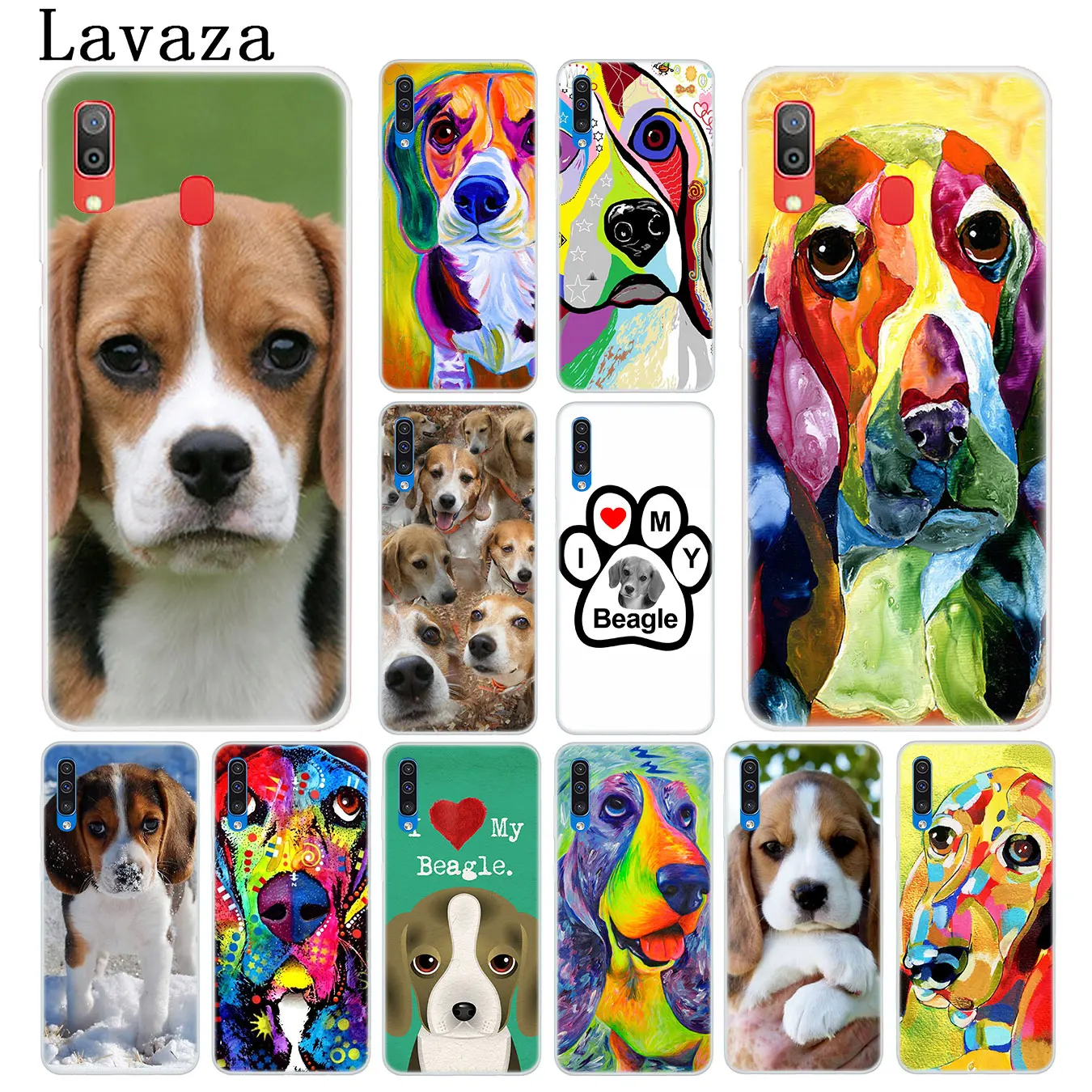 Твердый чехол для телефона Lavaza I love my собаки Бигль Samsung Galaxy A10 A20 A30 A40 A50 A60 A70 M40 M30 M20 M10