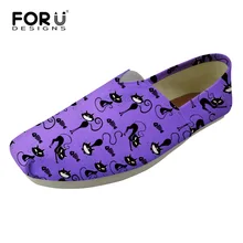 FORUDESIGNS/туфли на плоской подошве с героями мультфильмов; женские туфли для отдыха для девочек-подростков; слипоны на плоской подошве; классические дизайнерские женские матерчатые Лоферы без застежки