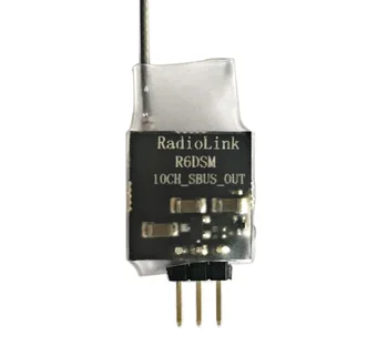

Radiolink R6DSM 2.4G 10 Channel 10CH RC Receiver DSSS & FHSS RX 2016 for TX Transmitter AT9 AT9S AT10 AT10II Accessory F19119