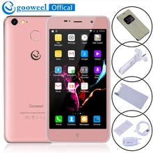 Gooweel M15 4 г смартфон отпечатков пальцев mtk6737 Quad Core 5.0 дюймов IPS Android 6.0 мобильный телефон 2 ГБ 16 ГБ ячейки телефон Бесплатная флип чехол