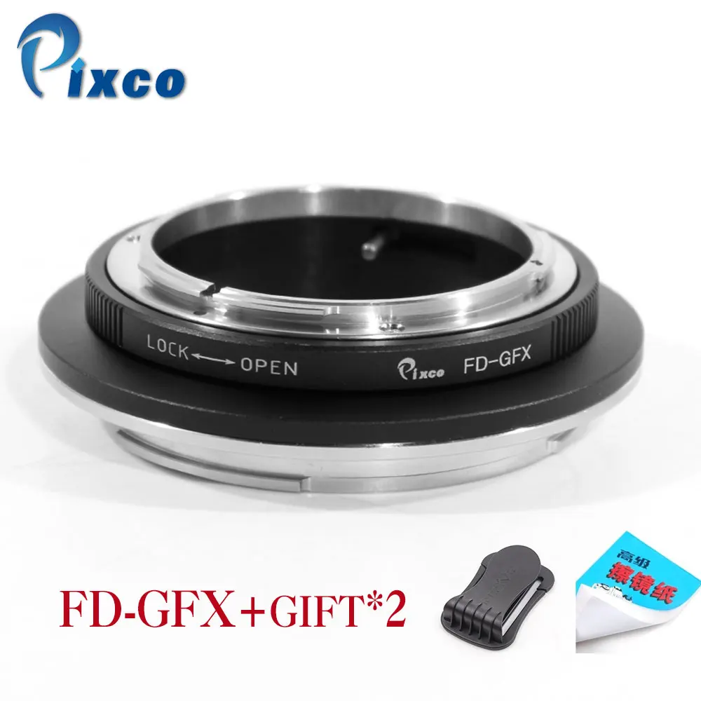 Адаптер для объектива Pixco монтажа Canon FD к Fujifilm G Mount GFX беззеркальной цифровой