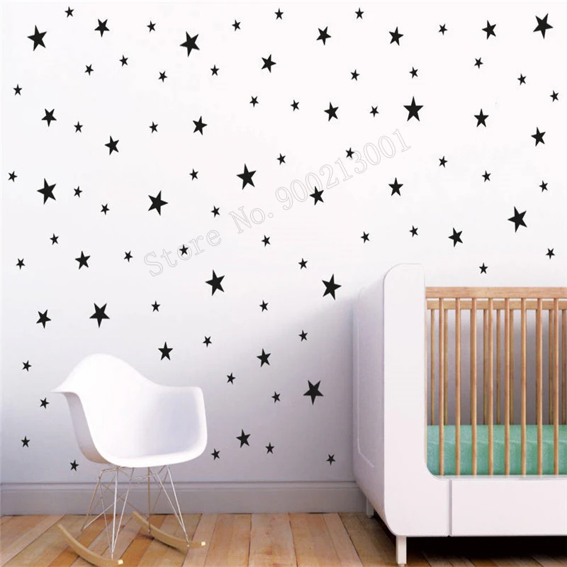 

Art Wall Sticker Small Pattern Wall Decoration Stars Decal Vinyl Art Removeable MOdern Poster Beauty Ornament Mural LY192