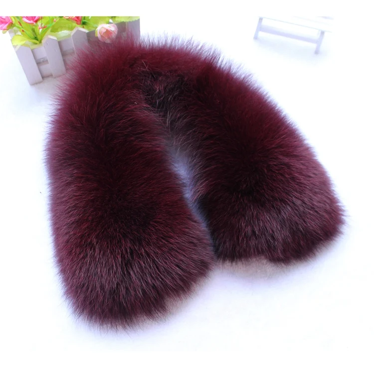 natural fox fur collar scarf (28)