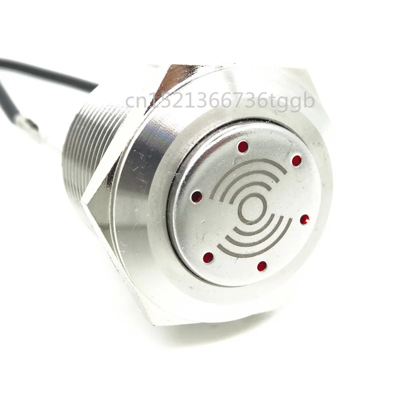 

19mm 22MM Metal Stainless Steel Buzzer 12V24V220V with LED Light 80dB Breaking Sound Alarm Fault Lamp