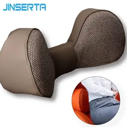 JINSERTA Memory Foam Прокат талии подушку здравоохранения подушкой назад талии Поддержка дорожная подушка облегчить боль для автомобиля подушки