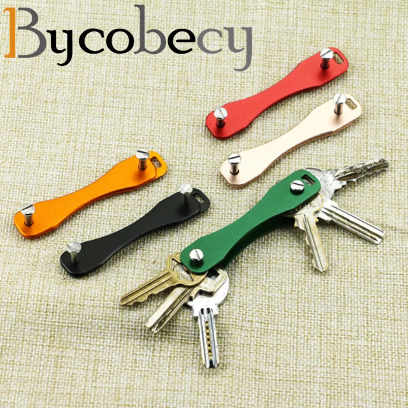 Умный держатель для ключей Bycobecy мужчин и женщин твердый органайзер карманных