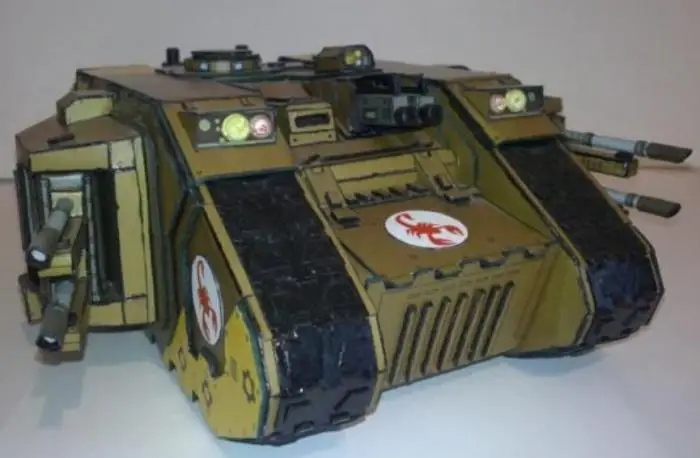 Land Raider II3D бумажная модель DIY