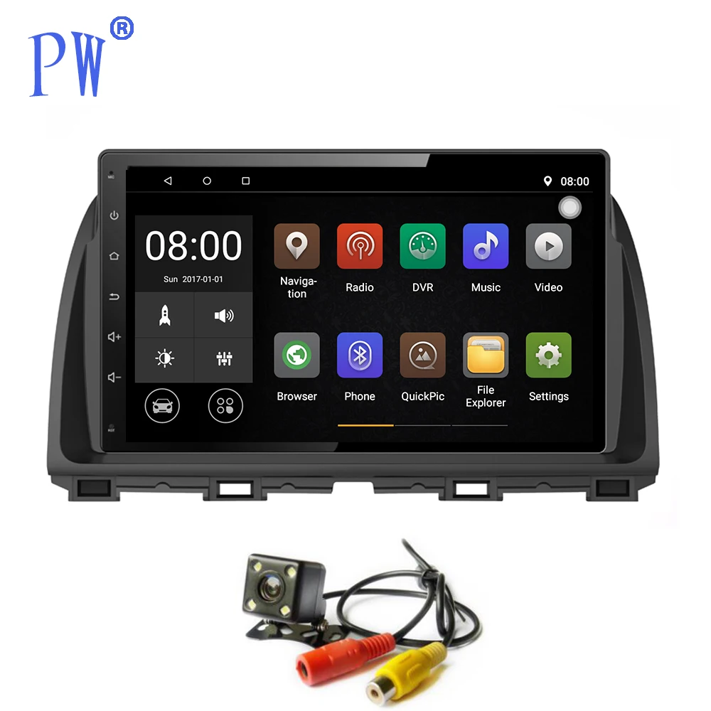 

Android 7.1 Car GPS Radio Navigation for Mazda CX5 CX-5 Audio Car Multimedia Player Touch Screen Stereo Navi Steering Wheel Con