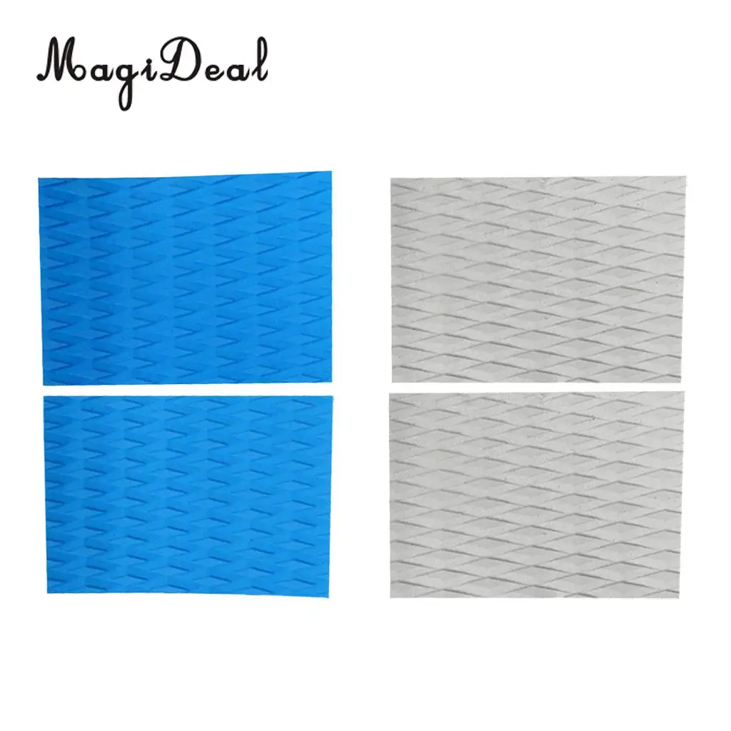 MagiDeal Anti-Slip Ultralight Diamond Grooved EVA Surfing Traction Pad Deck Grip Tail Pad for Surfboard Kiteboard Surf Accessory