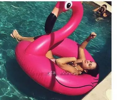 47 дюймов гигантское кольцо для плавания Фламинго плавающее кольцо бассейн плавает с насосом 120 см большая пляжная игрушка украшения для вечеринки у бассейна надувная езда-на
