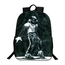 Mochilas para estudiantes DIY Michael Jackson Moonwalk Billie Jean, Impresión de lujo, bolsas geniales escolares para niños, bolsas de libros para niños y hombres