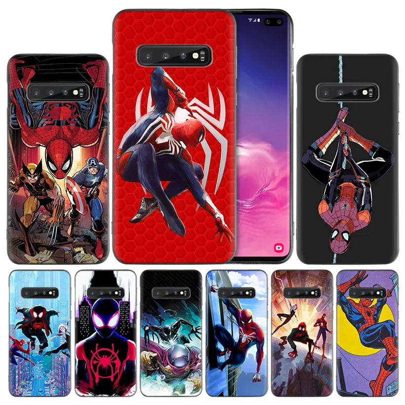 

Spider Man Marvel Silicone Case Cover for Samsung Galaxy A50 A70 A40 A30 A20 A20e A10 A9 A8 A7 A6 Plus 2018 M30 M20 M10 Note 8 9