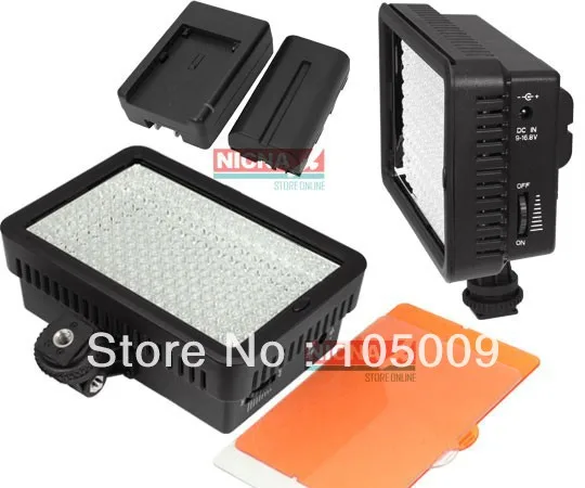 

160 LED Video Light Camera Lighting lamp For Cacon nikon Panasonic Camcorder DV